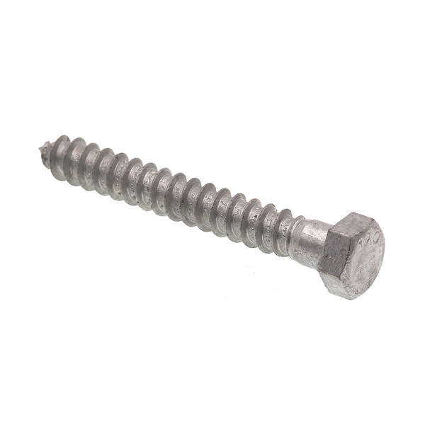 Prime-Line Hex Lag Screw 3/8in X 3in A307 Grade A Hot Dip Galvanized Steel 25PK 9056313